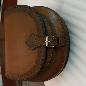Raw Leather Purse